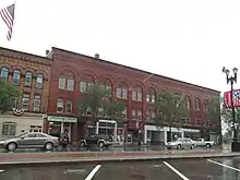 Frisbie Block, Houlton, Maine, 1894-95 and 1905.