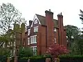 House in East Heath Road, Hampstead, London, 1880s by Ewan Christian, showing Domestic Revival influences