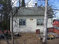 House in Kauppinen in spring