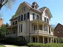 Howe-Childs Gate House, built around 1861 by Thomas Marshall Howe, at 5918 Fifth Avenue.