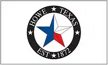 Flag of Howe, Texas