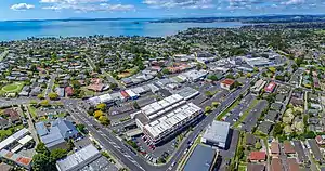 Howick village seen from above