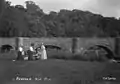 Howsham Bridge with picnickers, August 1907