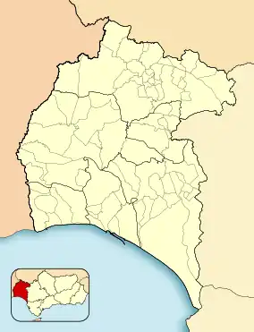 Gibraleón is located in Province of Huelva