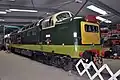 D9009 Alycidon  (later 55 009) in BR green livery on display at Barrow Hill Roundhouse