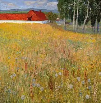 Meadow Landscape with Farm