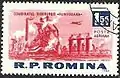 1963 postage stamp featuring the works