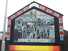 Another mural in Belfast depicting the 1981 hunger strike