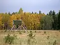 A hunting blind near Kakerdaja bog