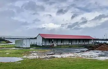 Huntly 1939 railway station at Lake Puketirini in 2020