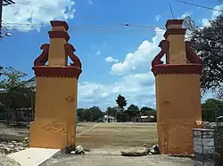 Entrance Hacienda Hunxectamán, Yucatán.