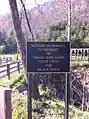 Mine Memorial sign