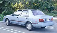 1989 Hyundai Excel 4-door sedan (USA)