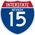 Interstate 15 marker