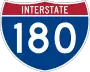 Interstate 180 marker