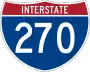 Interstate 270 marker