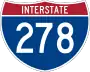 Interstate 278 marker