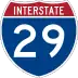 Interstate 29 marker