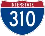 Interstate 310 marker