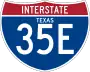 Interstate 35E marker