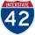 Future Interstate 42 marker