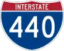 Interstate 440 marker