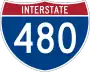 Interstate 480 marker