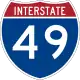 Interstate 49 marker