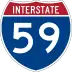 Interstate 59 marker