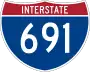 Interstate 691 marker