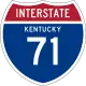 I-71 in Kentucky marker