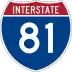 Interstate 81 marker