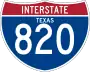 Interstate 820 marker