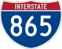 Interstate 865 marker