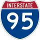 Interstate 95 marker