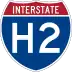 Interstate H-2 marker