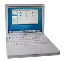 iBook G4, launched October 22, 2003