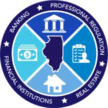 Seal of the Illinois Department of Financial and Professional Regulation