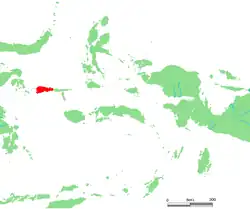 Location within Maluku Islands