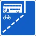 Sign F 360Start of Nearside With-Flow Bus Lane