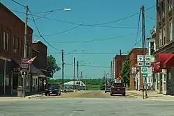 IL 9 and IL 96 intersect in downtown Dallas City