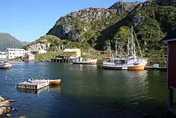 The port in Nykvåg, July 2006