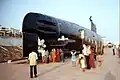 Stern view of the submarine