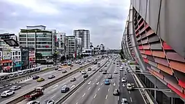 LDP Highway view from IOI Puchong Jaya station