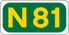 N81 road shield}}