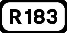 R183 road shield}}