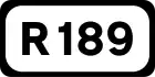 R189 road shield}}