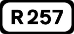 R257 road shield}}