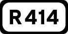 R414 road shield}}