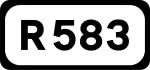 R583 road shield}}